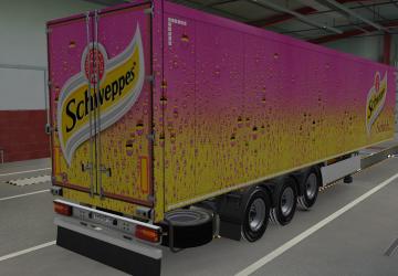 Schweppes Skin for Your Trailer version 1.0 for Euro Truck Simulator 2 (v1.39.x)