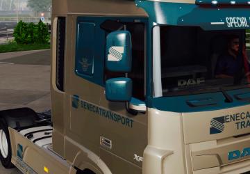 SENECA TRANSPORT Skin for DAF XF Euro6 version 1.2.0 for Euro Truck Simulator 2 (v1.35.x, - 1.39.x)