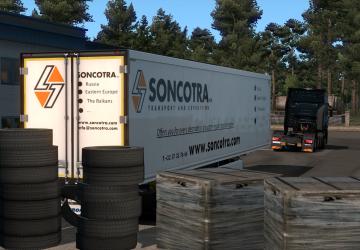 Soncotra Skin for Krone Coolliner Trailer v1.0 for Euro Truck Simulator 2 (v1.35.x, 1.36.x)