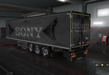 Sony Skin for Your Krone Trailer version 1.0 for Euro Truck Simulator 2 (v1.32.x, - 1.35.x)