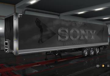 Sony Skin for Your Krone Trailer version 1.0 for Euro Truck Simulator 2 (v1.32.x, - 1.35.x)