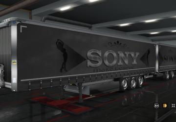 Sony Skin for Your Krone Trailer version 1.0 for Euro Truck Simulator 2 (v1.32.x, - 1.35.x)