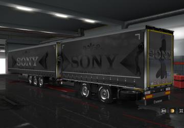 Sony Skin for Your Krone Trailer version 1.0 for Euro Truck Simulator 2 (v1.32.x, - 1.35.x)