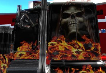 Soul Reaper Skin for Peterbilt 389 version 1.0 for Euro Truck Simulator 2 (v1.35.x, 1.36.x)
