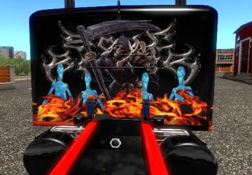 Soul Reaper Skin for Peterbilt 389 version 1.0 for Euro Truck Simulator 2 (v1.35.x, 1.36.x)
