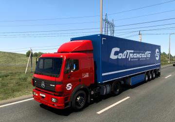 SovTransAvto Skin for Mercedes Benz SK by XBS v1.3 for Euro Truck Simulator 2 (v1.39.x, - 1.43.x)