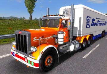 Sovtransavto Skin for Peterbilt 359 version 1.0 for Euro Truck Simulator 2 (v1.35.x, - 1.37.x)