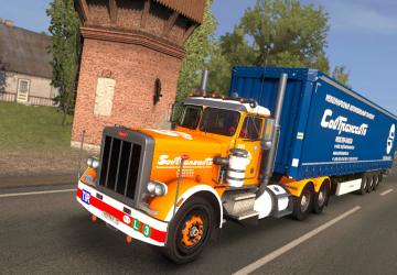 Sovtransavto Skin for Peterbilt 359 version 1.0 for Euro Truck Simulator 2 (v1.35.x, - 1.37.x)