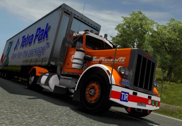 Sovtransavto Skin for Peterbilt 359 version 1.0 for Euro Truck Simulator 2 (v1.35.x, - 1.37.x)
