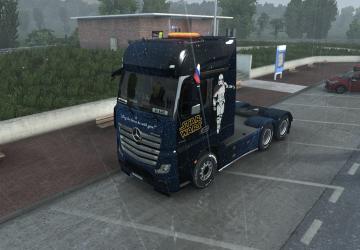 Star Wars Skin for Mercedes Actros MP4 version 1.1 for Euro Truck Simulator 2 (v1.38.x)