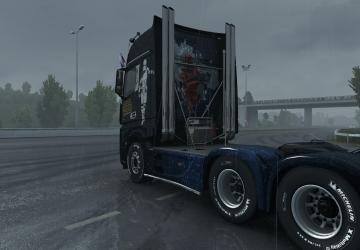 Star Wars Skin for Mercedes Actros MP4 version 1.1 for Euro Truck Simulator 2 (v1.38.x)