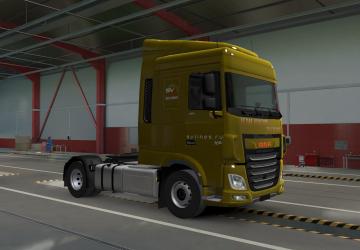 SV Lines Skin for DAF XF106 version 1.0 for Euro Truck Simulator 2 (v1.39.x)