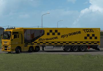 Skin Taxi version 1 for Euro Truck Simulator 2 (v1.35.x, 1.36.x)
