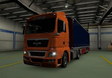 Tels Skin for MAN TGX version 1.0 for Euro Truck Simulator 2 (v1.35.x, 1.36.x)