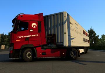 Terminal Auto Skin for Renault T and Krone DLC v1.0 for Euro Truck Simulator 2 (v1.40.x, 1.41.x)
