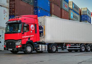 Terminal Auto Skin for Renault T and Krone DLC v1.0 for Euro Truck Simulator 2 (v1.40.x, 1.41.x)