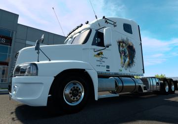 Tiger Logistic Lines Skin for Freightliner Century & Columbia C 120 v1.0 for Euro Truck Simulator 2 (v1.38.x, - 1.43.x)