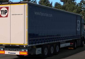 TIP Skin (Blue) for Krone ProfiLiner version 1.0 for Euro Truck Simulator 2 (v1.35.x, 1.36.x)