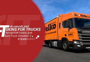 TK DELKO Skin version 2.1 for Euro Truck Simulator 2 (v1.43.x)
