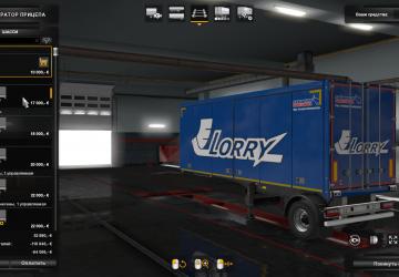 TK LORRY Skin for Volvo FH16 2012 and Own Trailer v2.0 for Euro Truck Simulator 2 (v1.34.x, 1.35.x)