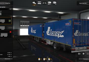 TK LORRY Skin for Volvo FH16 2012 and Own Trailer v2.0 for Euro Truck Simulator 2 (v1.34.x, 1.35.x)
