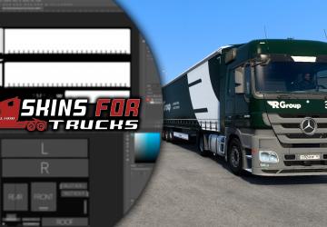 TK RGoup Skin version 1.1 for Euro Truck Simulator 2 (v1.41.x, - 1.43.x)