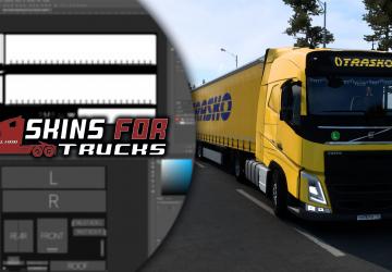 TK TRASKO Skin version 1.2 for Euro Truck Simulator 2 (v1.41.x, - 1.43.x)