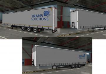 TRANS SOLUTIONS Skin version 1.1 for Euro Truck Simulator 2 (v1.41.x, - 1.43.x)