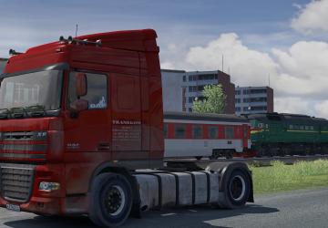 Transkom Dirty Skin for DAF 105 version 1.0 for Euro Truck Simulator 2 (v1.38.x, 1.39.x)