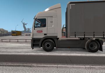 Dentro Transport Company Skin for Mercedes Actros MP3 v1.0 for Euro Truck Simulator 2 (v1.35.x, 1.36.x)