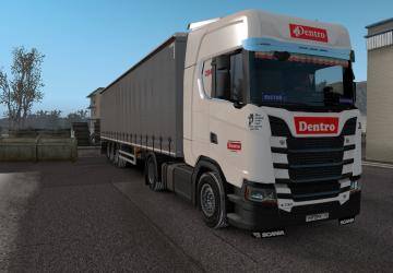 Dentro Transport Company Skin for Scania NexGen v1.0 for Euro Truck Simulator 2 (v1.35.x, 1.36.x)