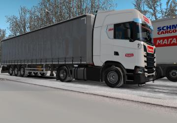 Dentro Transport Company Skin for Scania NexGen v1.0 for Euro Truck Simulator 2 (v1.35.x, 1.36.x)