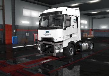 Skin TRANSREGIONURAL AUTO version 1.0 for Euro Truck Simulator 2 (v1.35.x)