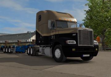 TRIPLE TRUCKING Skin for Freightliner FLD 120 v1.0 for Euro Truck Simulator 2 (v1.35.x, - 1.43.x)