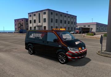 TruckersMP Skin for VW Transporter T6 version 1.0 for Euro Truck Simulator 2 (v1.35.x, - 1.42.x)