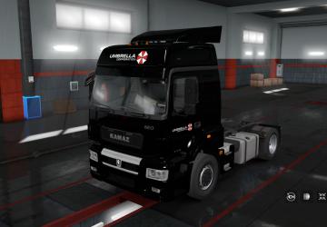Umbrella Corporation Skin for KAMAZ Neo version 1.0 for Euro Truck Simulator 2 (v1.35.x, - 1.37.x)
