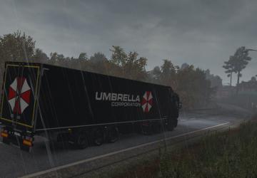 Umbrella Corporation Skin for Krone Cooliner v1.1 for Euro Truck Simulator 2 (v1.35.x, - 1.37.x)