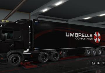 Umbrella Corporation Skin for Krone Cooliner v1.1 for Euro Truck Simulator 2 (v1.35.x, - 1.37.x)