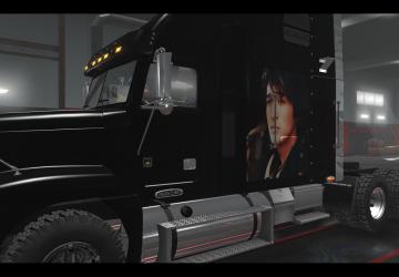 V. Tsoi Skin for Freightliner FLD version 1.0 for Euro Truck Simulator 2 (v1.35.x, 1.36.x)
