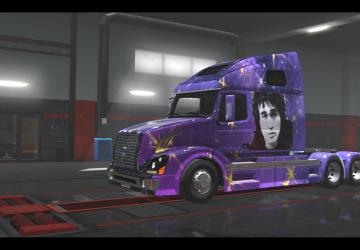 V. Tsoi Skin for Volvo VNL 670 version 1.0 for Euro Truck Simulator 2 (v1.35.x, 1.36.x)