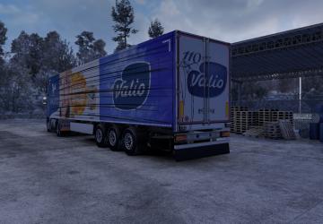 Valio Skin for Your Trailer version 1.0 for Euro Truck Simulator 2 (v1.38.x, 1.39.x)