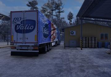 Valio Skin for Your Trailer version 1.0 for Euro Truck Simulator 2 (v1.38.x, 1.39.x)