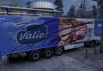 Valio Skin for Your Trailer version 1.0 for Euro Truck Simulator 2 (v1.38.x, 1.39.x)