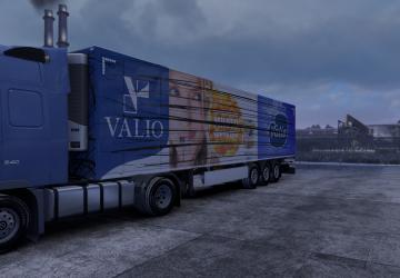 Valio Skin for Your Trailer version 1.0 for Euro Truck Simulator 2 (v1.38.x, 1.39.x)