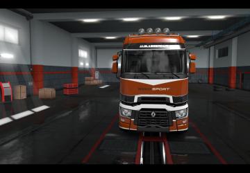 Van Herk Skin for Renault T Range version 1.0 for Euro Truck Simulator 2 (v1.35.x)