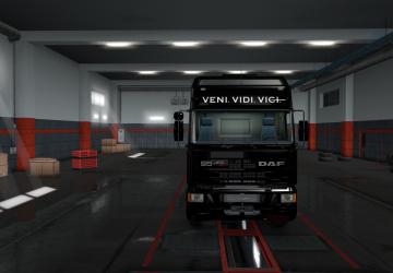 Veni Vidi Vici Skin for DAF 95 ATi version 1.0 for Euro Truck Simulator 2 (v1.34.x, - 1.38.x)