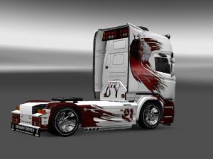 Skin Willy Wever for Scania Streamline version 1.0 for Euro Truck Simulator 2 (v1.17, 1.27.x)