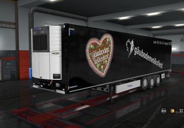 Volksfest Gaubodenfest 2019 Skin for Your Krone Trailer v1.0 for Euro Truck Simulator 2 (v1.32.x, - 1.35.x)