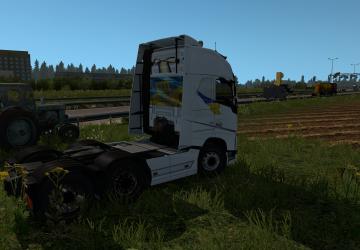 Skin Volvo Ukr version 1 for Euro Truck Simulator 2 (v1.35.x  1.36.x)