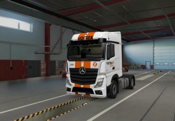 Vortex Logistics Skin version 1.0 for Euro Truck Simulator 2 (v1.43.x)